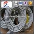 7x7 3mm steel wire rope galvanized